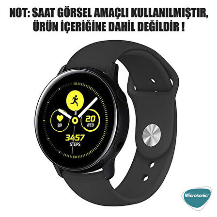 Microsonic Amazfit GTS 2e 42mm Silicone Sport Band Açık Yeşil