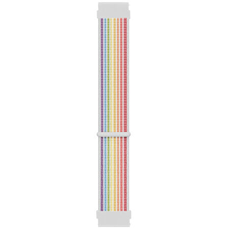 Microsonic Amazfit GTS 2e 42mm Hasırlı Kordon Woven Sport Loop Pride Edition