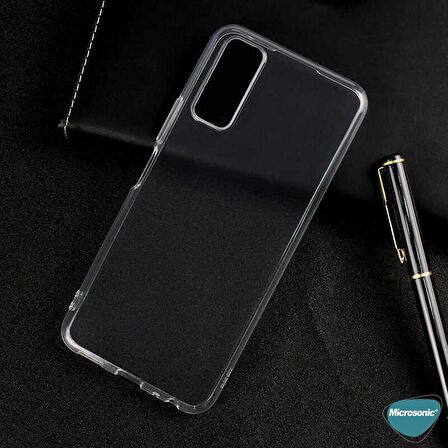 Microsonic Vivo Y20 Kılıf Transparent Soft Beyaz