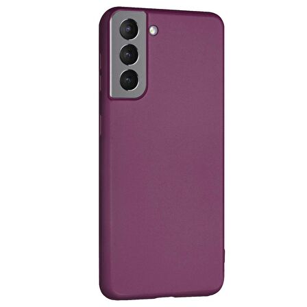 Microsonic Matte Silicone Samsung Galaxy S22 Kılıf Mor