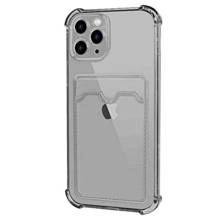 Microsonic Apple iPhone 11 Pro Max Card Slot Shock Kılıf Siyah