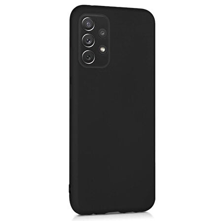 Microsonic Matte Silicone Samsung Galaxy A73 5G Kılıf Siyah