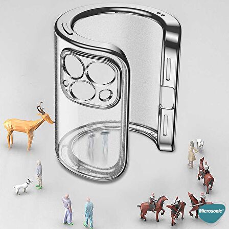 Microsonic Apple iPhone 12 Kılıf Square Matte Plating Mavi