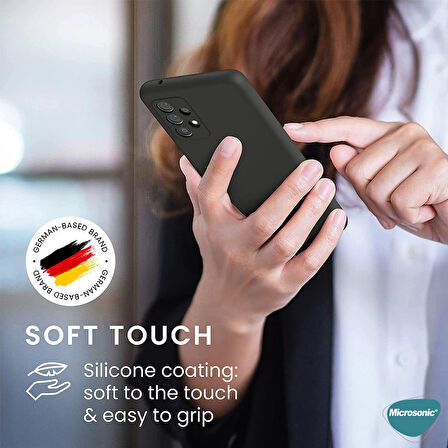 Microsonic Matte Silicone Samsung Galaxy A33 5G Kılıf Mor