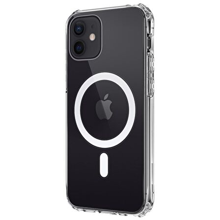 Microsonic Apple iPhone 11 Kılıf MagSafe Clear Soft Şeffaf