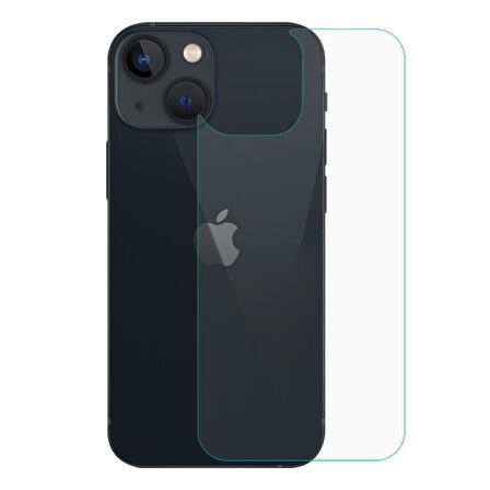 Microsonic Apple Uyumlu iPhone 13 Arka Temperli Cam Ekran Koruyucu