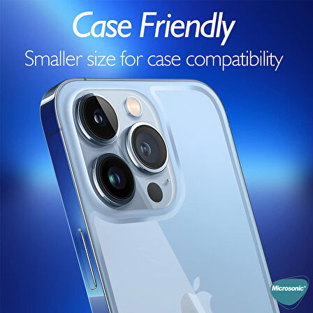Microsonic Apple Uyumlu iPhone 13 Pro Arka Temperli Cam Ekran Koruyucu