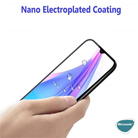 Microsonic Xiaomi Redmi Note 11 Tam Kaplayan Temperli Cam Ekran Koruyucu Siyah