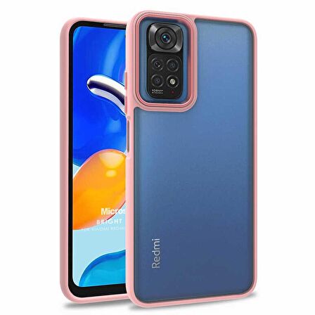 Microsonic Xiaomi Redmi Note 11 Kılıf Bright Planet Rose Gold