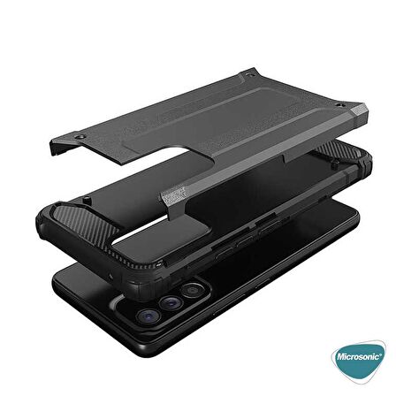 Microsonic Samsung Galaxy A33 5G Kılıf Rugged Armor Gold