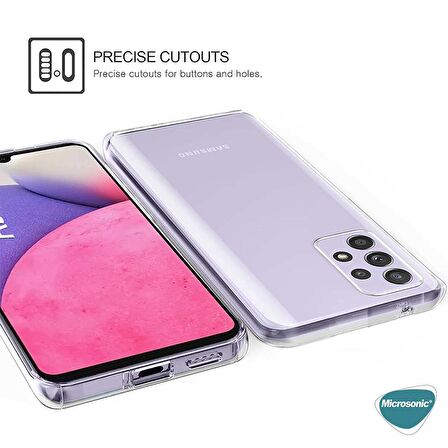 Microsonic Samsung Galaxy A53 5G Kılıf 6 Tarafı Tam Full Koruma 360 Clear Soft Şeffaf