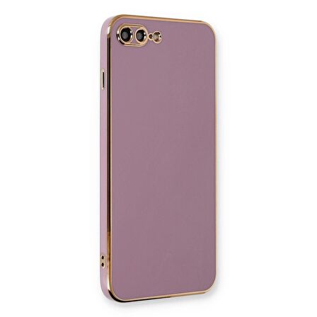 Microsonic Apple iPhone 8 Plus Kılıf Olive Plated Lila