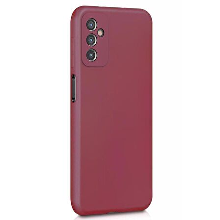 Microsonic Matte Silicone Samsung Galaxy M13 Kılıf Mor