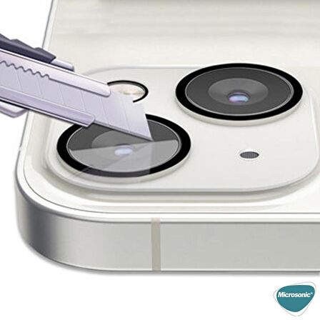 Microsonic Apple Uyumlu iPhone 14 Kamera Lens Koruma Camı