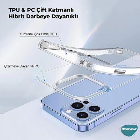 Microsonic Apple iPhone 14 Kılıf Heavy Drop Şeffaf