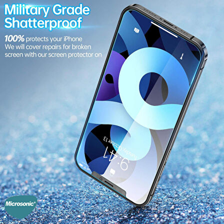 Microsonic Apple Uyumlu iPhone 14 Plus Tempered Glass Cam Ekran Koruyucu