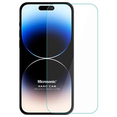 Microsonic Apple Uyumlu iPhone 14 Pro Nano Glass Cam Ekran Koruyucu