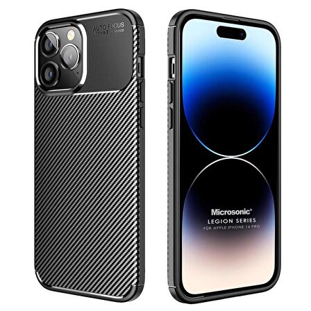 Microsonic Apple iPhone 14 Pro Kılıf Legion Series Siyah