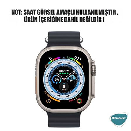 Microsonic Apple Watch Series 6 40mm Kordon Ocean Band Kırmızı