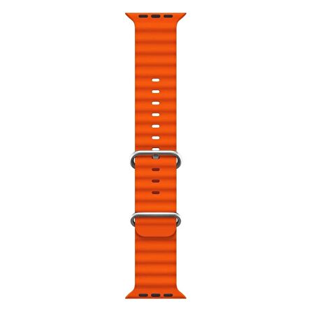 Microsonic Apple Watch SE 2022 40mm Kordon Ocean Band Turuncu