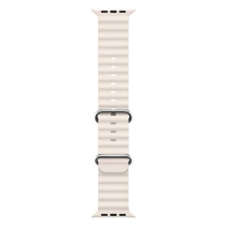 Microsonic Apple Watch Ultra Kordon Ocean Band Bej
