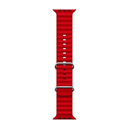 Microsonic Apple Watch Ultra Kordon Ocean Band Kırmızı