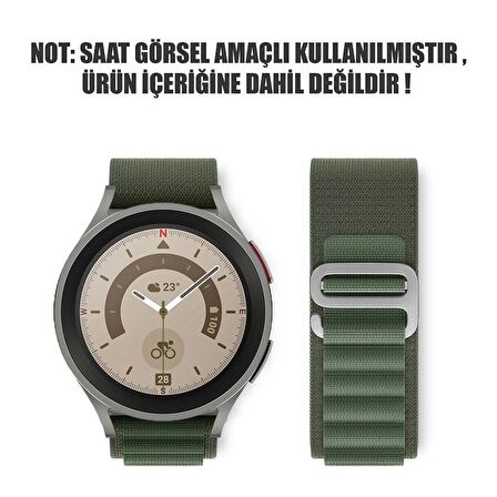 Microsonic Honor Magic Watch 2 42mm Kordon Alpine Loop Yeşil