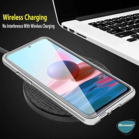 Microsonic Xiaomi Poco M5s Kılıf 6 Tarafı Tam Full Koruma 360 Clear Soft Şeffaf