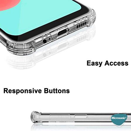 Microsonic Samsung Galaxy A04S Kılıf Shock Absorbing Şeffaf