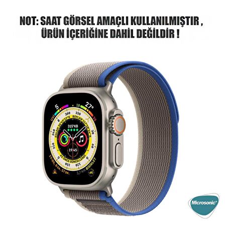 Microsonic Apple Watch Series 6 44mm Kordon Trail Loop Kahverengi