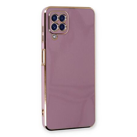 Microsonic Samsung Galaxy M33 Kılıf Olive Plated Lila