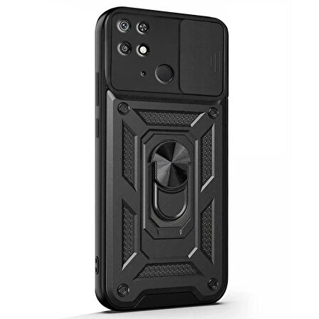 Microsonic Xiaomi Redmi 10C Kılıf Impact Resistant Siyah