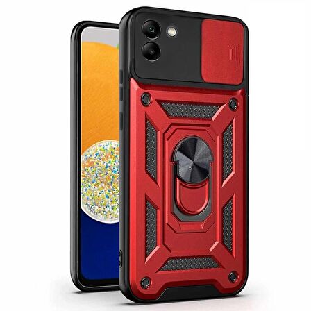 Microsonic Samsung Galaxy A03 Kılıf Impact Resistant Kırmızı