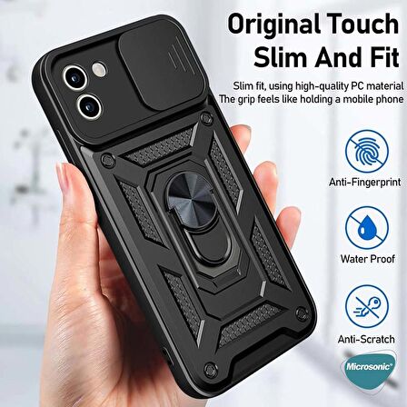 Microsonic Samsung Galaxy A03 Kılıf Impact Resistant Kırmızı