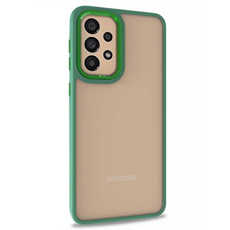 Microsonic Samsung Galaxy A23 Kılıf Bright Planet Yeşil