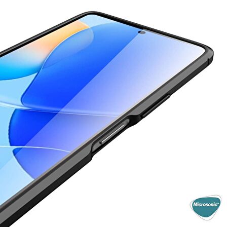 Microsonic Huawei Nova 9 SE Kılıf Deri Dokulu Silikon Lacivert