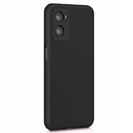 Microsonic Matte Silicone Oppo A76 Kılıf Siyah