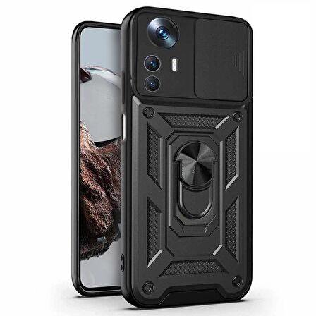 Microsonic Xiaomi Mi 12T Pro Kılıf Impact Resistant Siyah