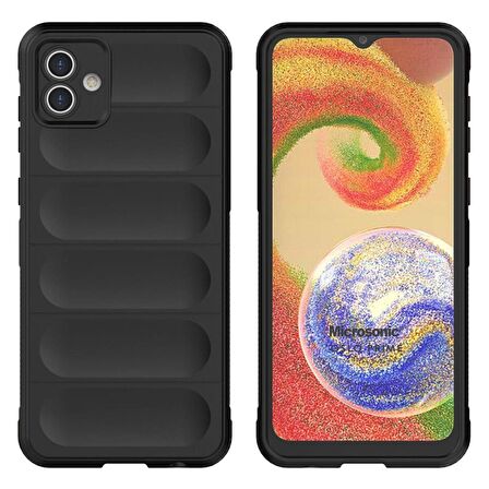 Microsonic Samsung Galaxy A04 Kılıf Oslo Prime Siyah