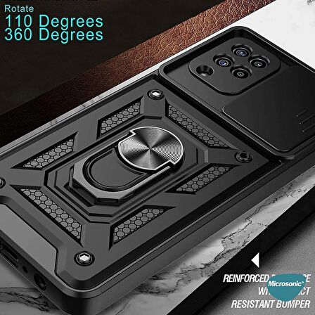 Microsonic Samsung Galaxy M12 Kılıf Impact Resistant Lacivert