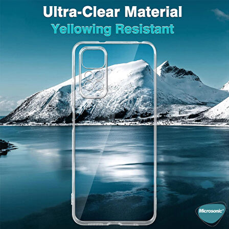 Microsonic Xiaomi Redmi Note 12 Pro 4G Kılıf Transparent Soft Şeffaf