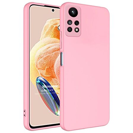 Microsonic Redmi Note 12 Pro 4G Kılıf Groovy Soft Pembe