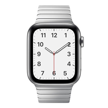 Microsonic Apple Watch Series 9 45mm Kordon Link Bracelet Band Gümüş