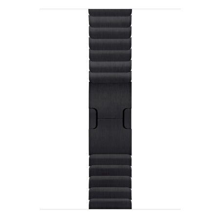 Microsonic Apple Watch Series 9 45mm Kordon Link Bracelet Band Siyah
