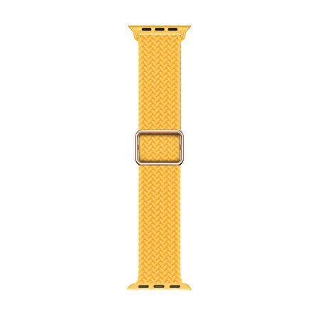 Microsonic Apple Watch Ultra 2 Kordon Braided Loop Band Sarı