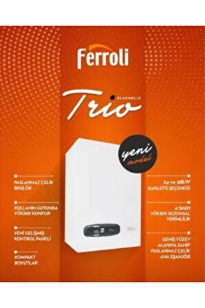 FERROLİ BLUEHELİX TRİO 24 KW KOMBİ