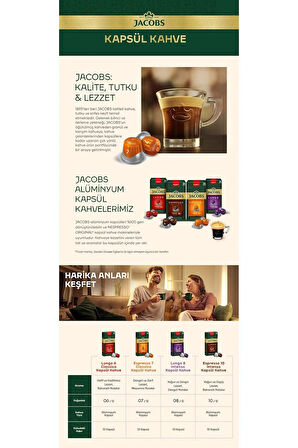 Jacobs Kapsül Tanışma Paketi 8 al 6 öde ( 80 Kapsül )