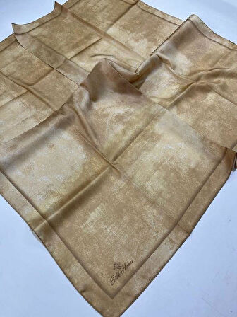 Silkhome Shiny Sarı Işıltılı Eşarp 51506