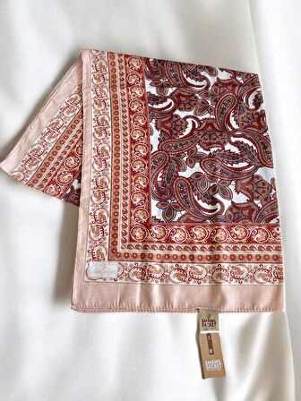 Shawl Secret Glamour Pamuklu Etnik Soft Şal 49507 Krem