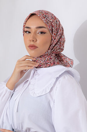 Soft pamuk karanfil Desen Eşarp 73030-26
